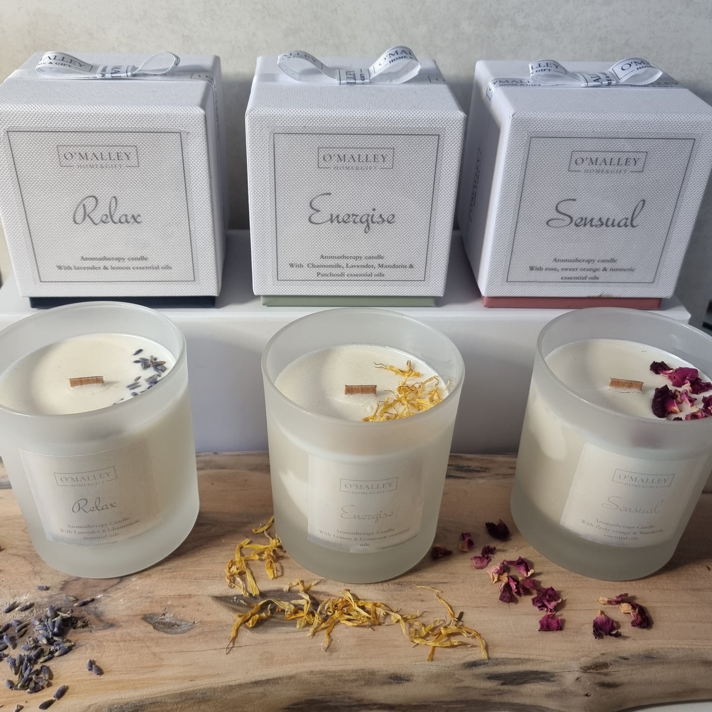 Energise aromatherapy candle