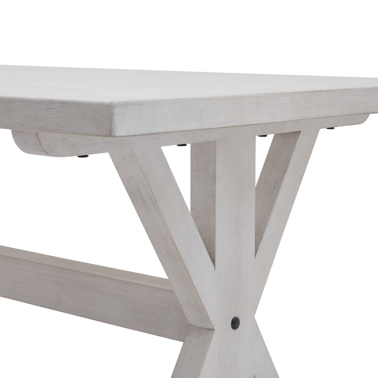 White wash dining table