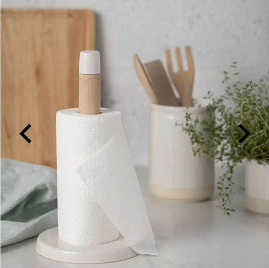 Fattoria White Paper Towel Holder