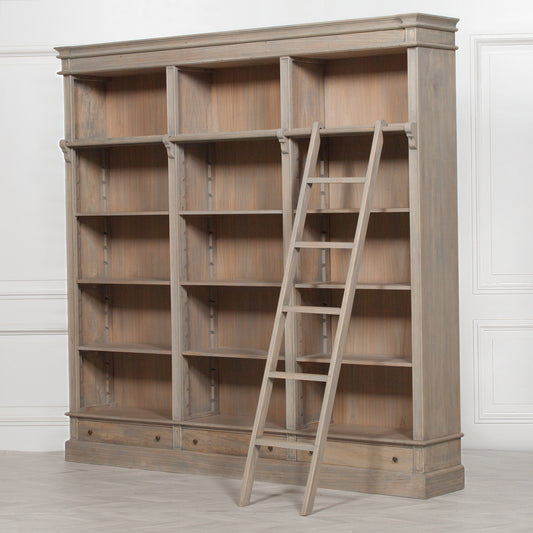 Large cedar bookcase