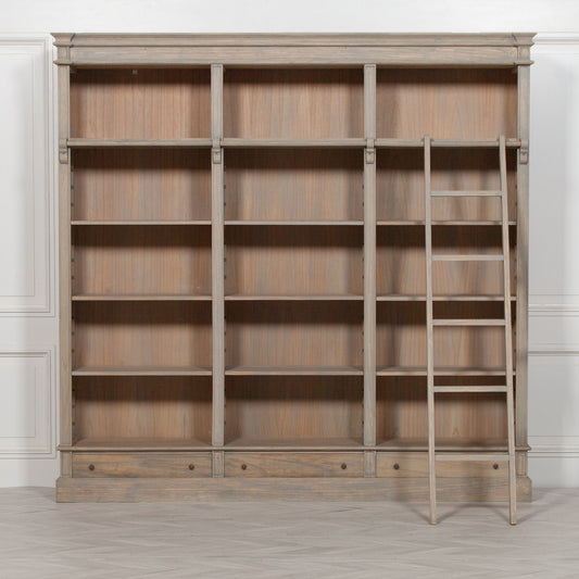 Large cedar bookcase