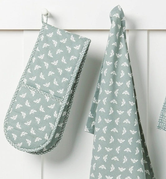Moss bee double oven gloves